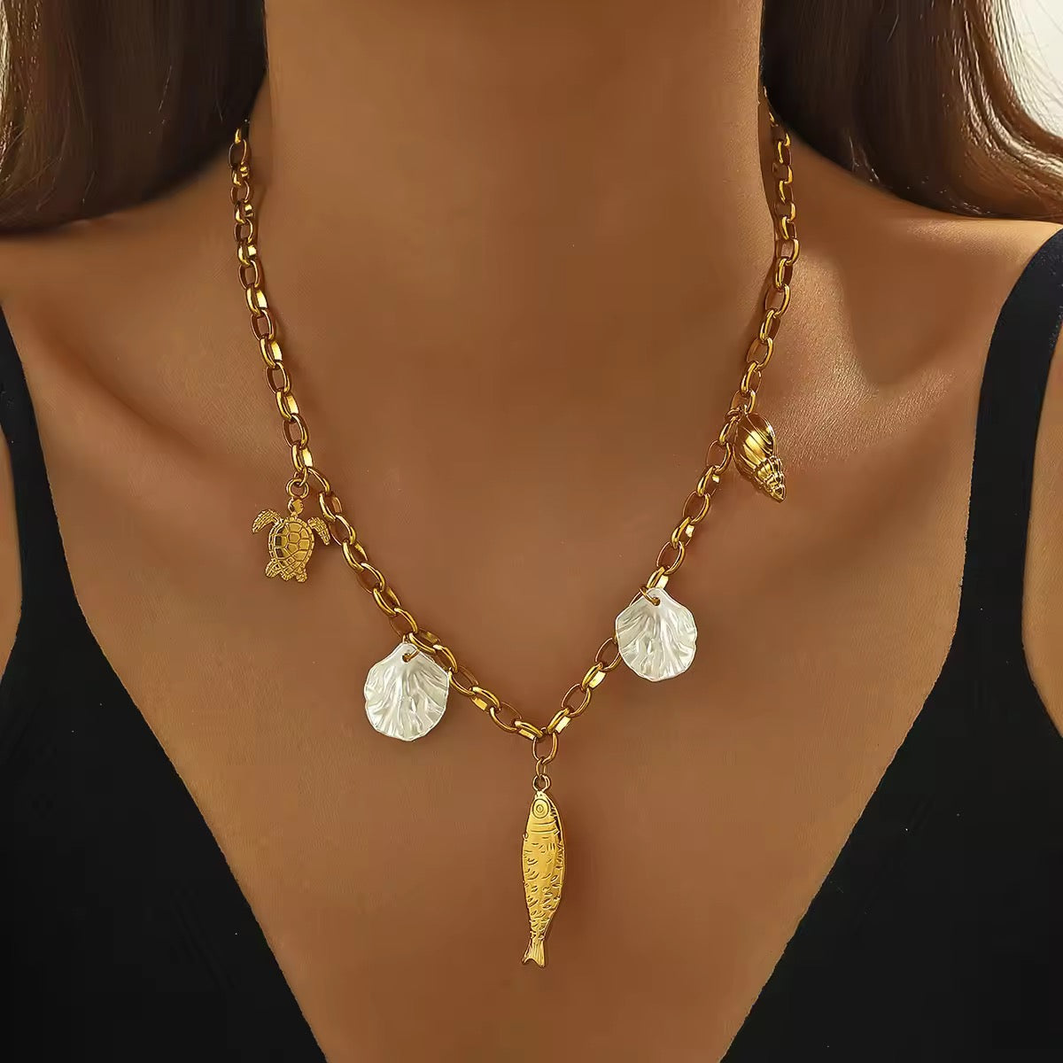 Fish Charm Necklace