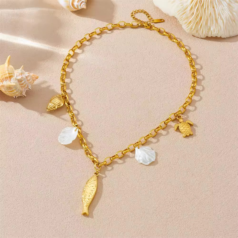 Fish Charm Necklace