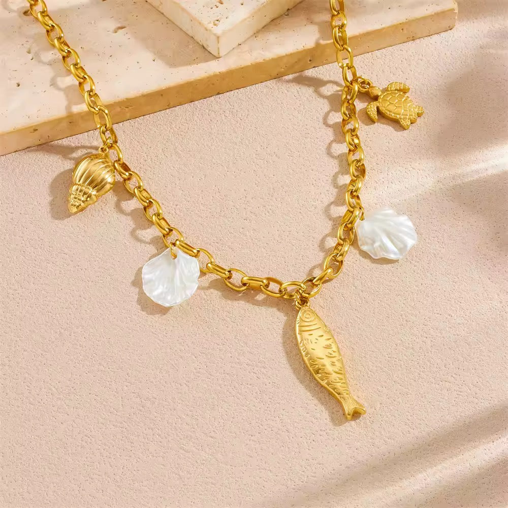Fish Charm Necklace