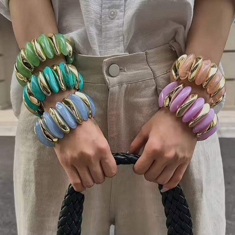 Chunky Enamel Kada Bracelets