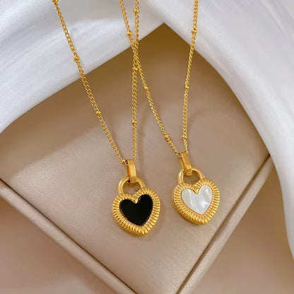 Dual Heart Pendant Necklace