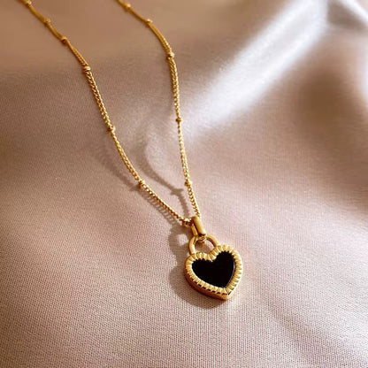 Dual Heart Pendant Necklace