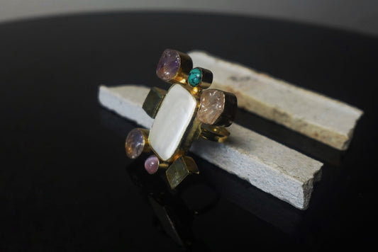 Kumari Stone Dome Ring