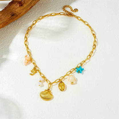 Beach Bum Charm Necklace