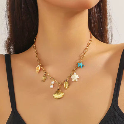 Beach Bum Charm Necklace